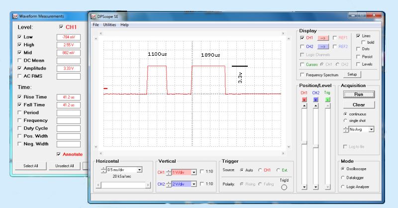  scope output simple rx input