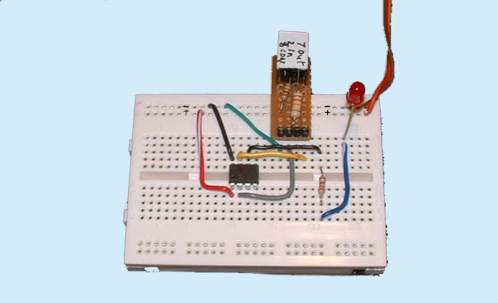 LED sourcing current